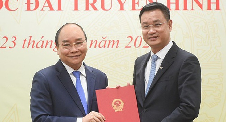 Thủ tướng Nguyễn Xuân Phúc trao quyết định bổ nhiệm Tổng Giám đốc VTV - 1 Thủ tướng Nguyễn Xuân Phúc trao quyết định bổ nhiệm Tổng Giám đốc VTV - 1