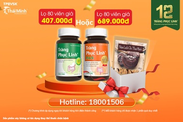 Tặng nấm linh chi cao cấp khi mua Tràng Phục Linh