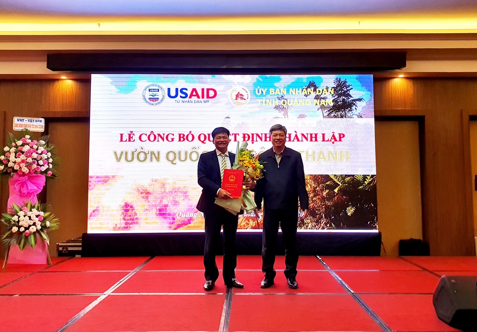 Thành lập Vườn Quốc gia Sông Thanh - 1 Thành lập Vườn Quốc gia Sông Thanh - 1