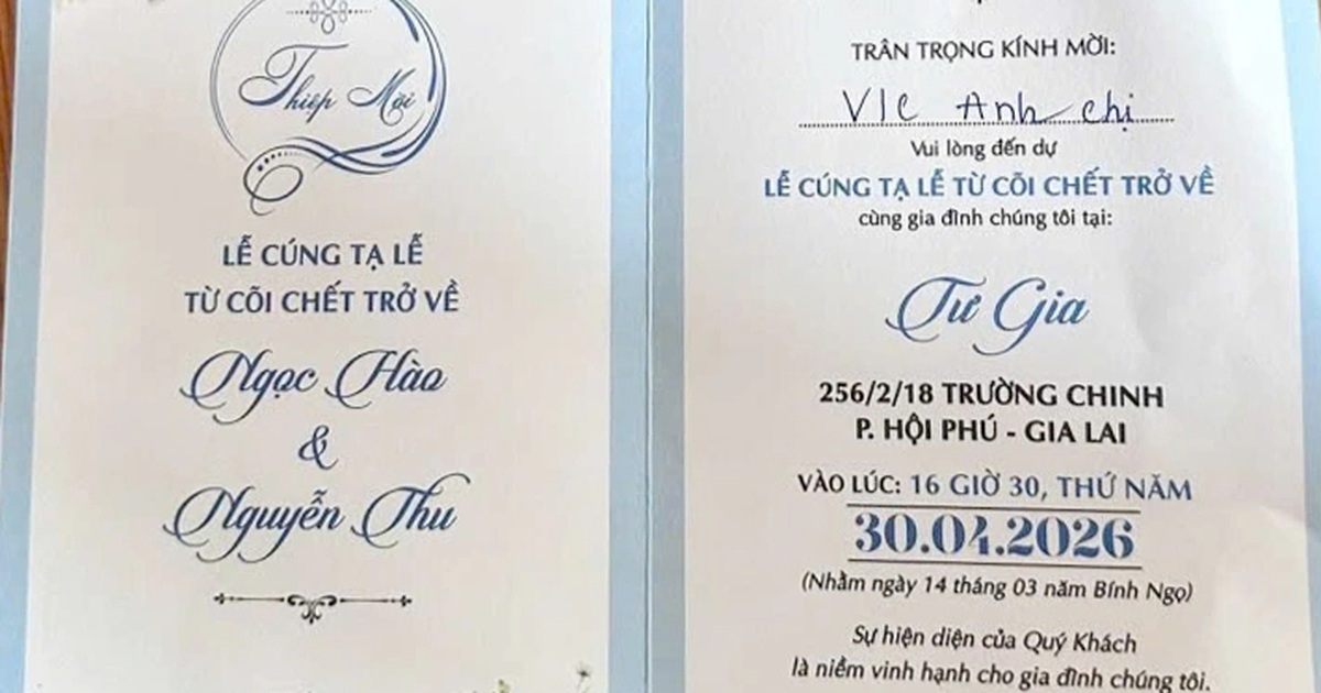 Thoát chết hy hữu, cặp đôi ở Gia Lai làm thiệp, tổ chức tiệc tri ân gây sốt