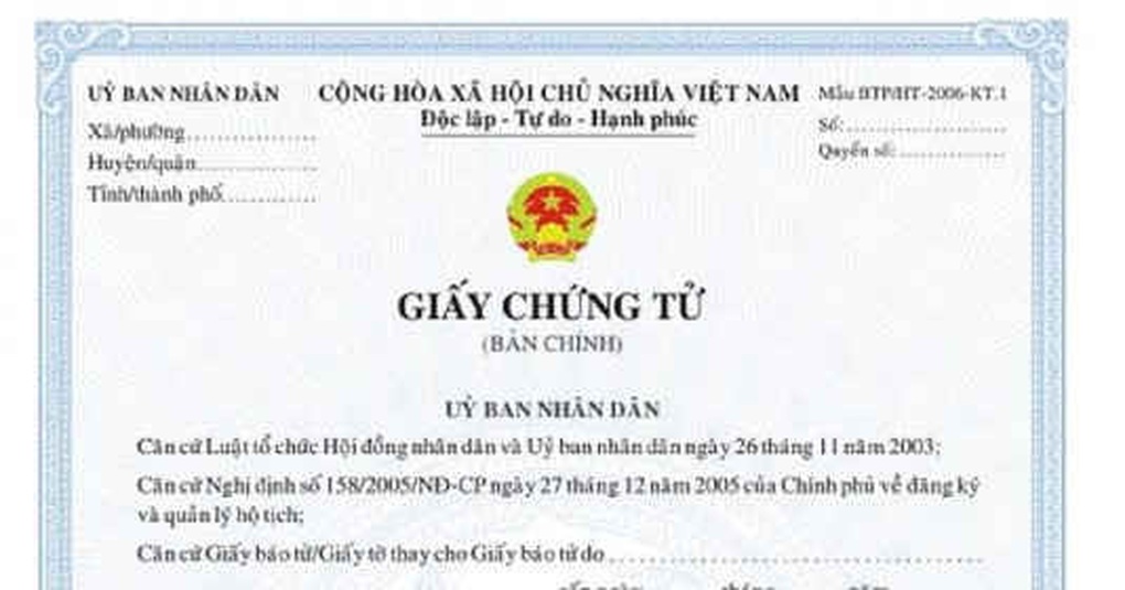 Chồng mất tích thì làm giấy chứng tử như thế nào? - 1 Chồng mất tích thì làm giấy chứng tử như thế nào? - 1
