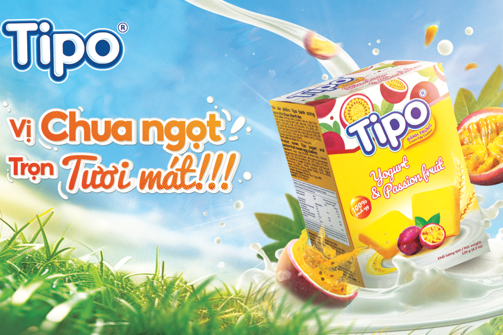 Tipo ra mắt sản phẩm mới vị sữa chua chanh leo - 1 Tipo ra mắt sản phẩm mới vị sữa chua chanh leo - 1