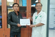 Hơn 172 triệu đồng đến với vợ chồng anh thợ hồ nghèo