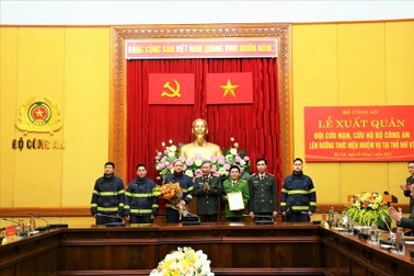 24 công an tinh nhuệ sang Thổ Nhĩ Kỳ hỗ trợ cứu hộ động đất