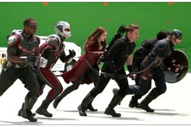 Ấn tượng clip hậu trường phim “Captain America 3” chưa qua xử lý đồ họa