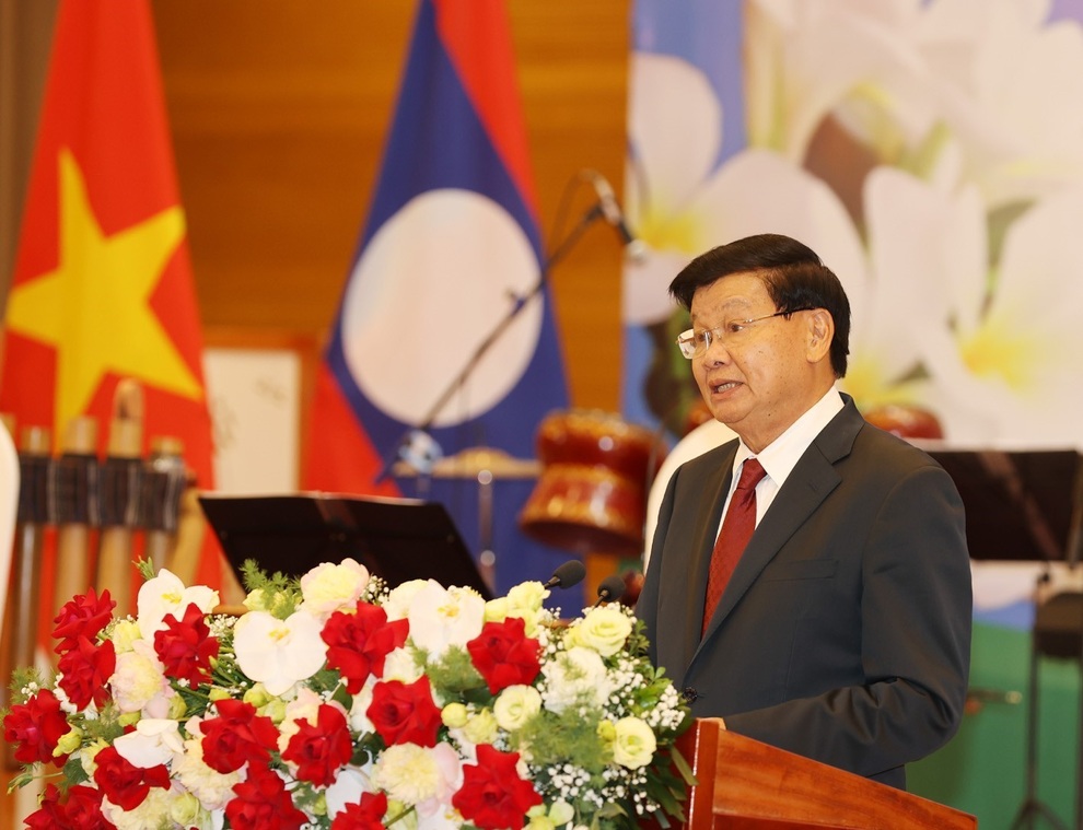 Chiêu đãi trọng thể chào mừng Tổng Bí thư, Chủ tịch nước Lào và Phu nhân - 3 Chiêu đãi trọng thể chào mừng Tổng Bí thư, Chủ tịch nước Lào và Phu nhân - 3