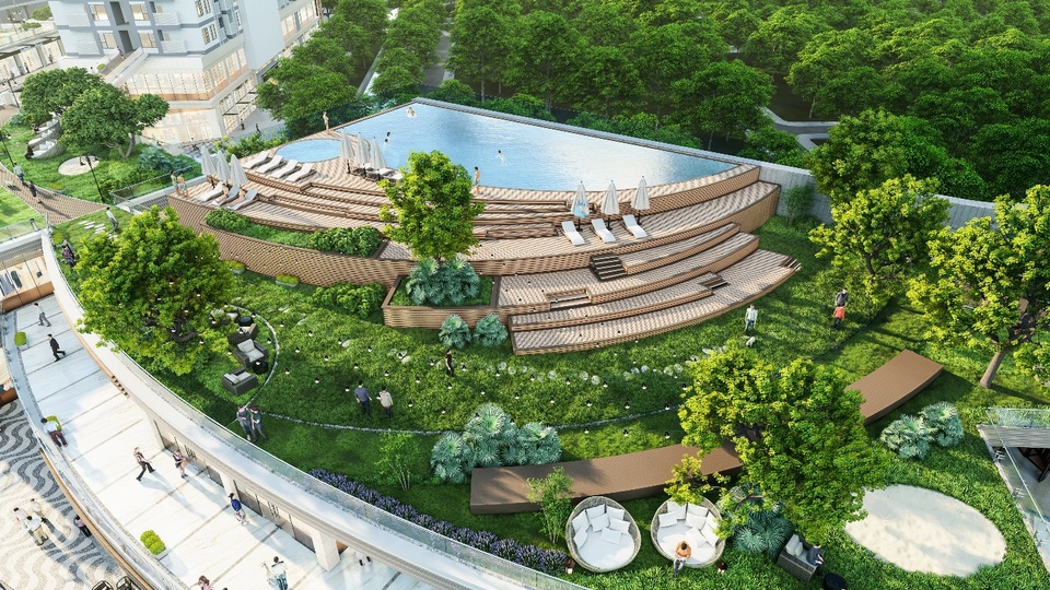 Ecopark có hồ bơi Bali điện phân muối tốt cho sức khoẻ - 1 Ecopark có hồ bơi Bali điện phân muối tốt cho sức khoẻ - 1