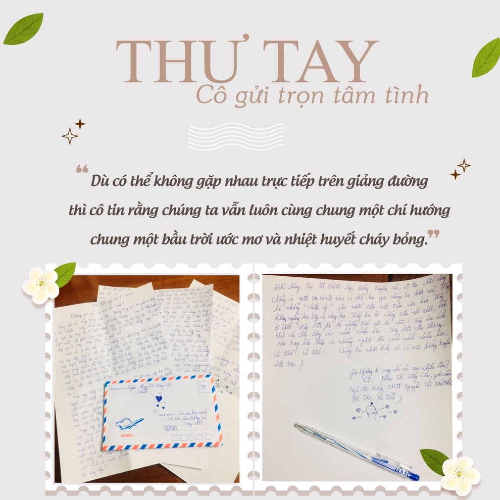 Bức thư tay đầy ắp tình cảm của cô giáo dạy Văn gửi học trò mùa dịch - 1 Bức thư tay đầy ắp tình cảm của cô giáo dạy Văn gửi học trò mùa dịch - 1