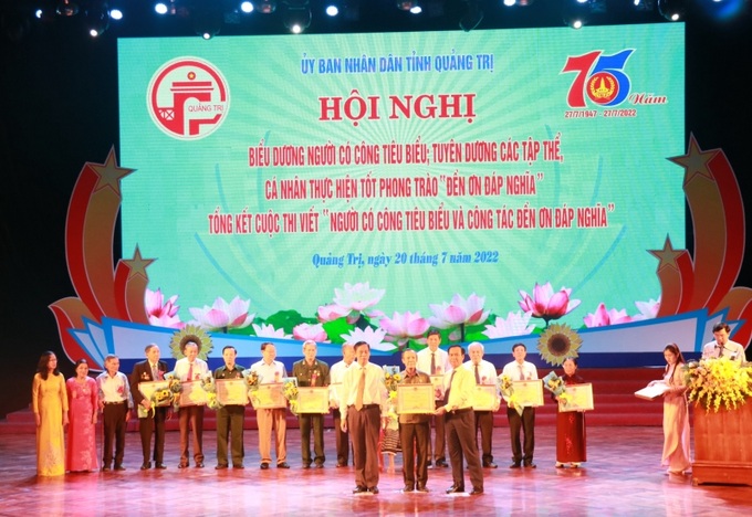 Biểu dương người có công tiêu biểu