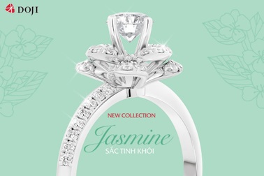 Bộ sưu tập kim cương lấy cảm hứng từ hoa nhài của DOJI