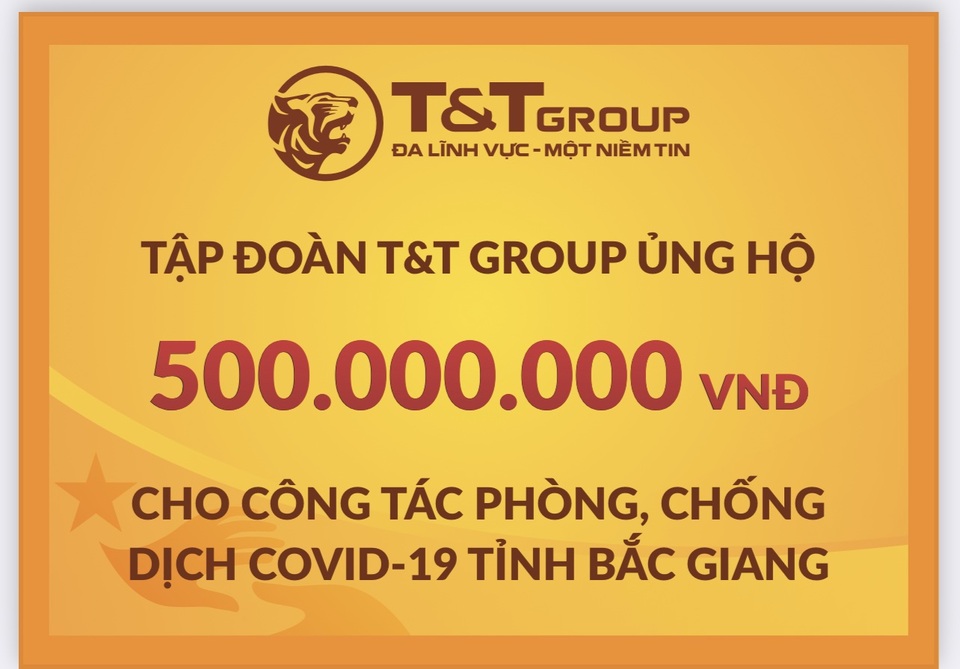 Tập đoàn TT hỗ trợ thêm 1 tỷ đồng giúp Bắc Ninh, Bắc Giang chống dịch - 1