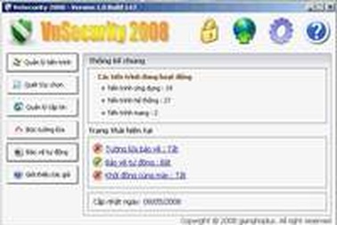 Công cụ bảo mật miễn phí VnSecurity 2008