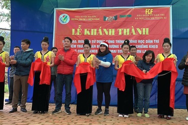 Khánh thành công trình phòng học Dân trí tại điểm trường bản Buốt, Sơn La