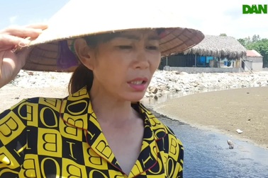 Người dân kêu cứu vì nước hồ tôm gây ô nhiễm môi trường.