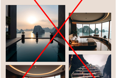 Xử lý nghiêm người đăng thông tin khách sạn ảo, lưng tựa núi ở vịnh Hạ Long