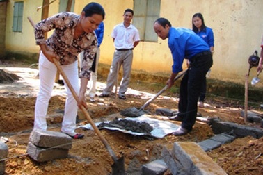 Quảng Trị: Xây dựng nhà bán trú dân nuôi cho học sinh nghèo