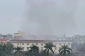 Hỏa hoạn tại Trường THCS Ngô Gia Tự ở Hà Nội