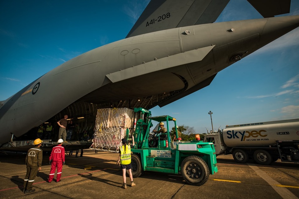 Australia điều ngựa thồ C-17 chở bệnh viện dã chiến Việt Nam đến Nam Sudan - 1 Australia điều ngựa thồ C-17 chở bệnh viện dã chiến Việt Nam đến Nam Sudan - 1