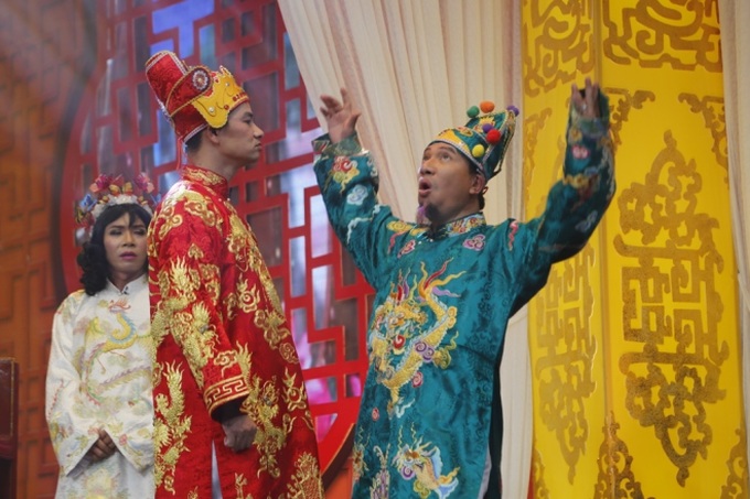'Cô Đẩu' Công Lý có giới tính linh hoạt trong Táo quân 2017