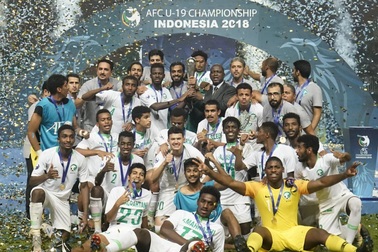 Đánh bại Hàn Quốc, Saudi Arabia vô địch giải U19 châu Á 2018