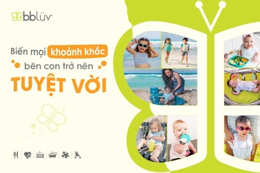 Thương hiệu đồ dùng chăm sóc bé cao cấp bbluv từ Canada chính thức có mặt tại Việt Nam