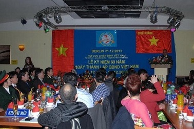 Kỷ niệm thành lập Quân đội nhân dân Việt Nam tại Đức