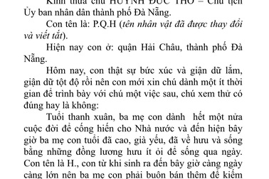 Họp lực lượng quy tắc đô thị sau tâm thư của một học sinh cầu cứu Chủ tịch thành phố