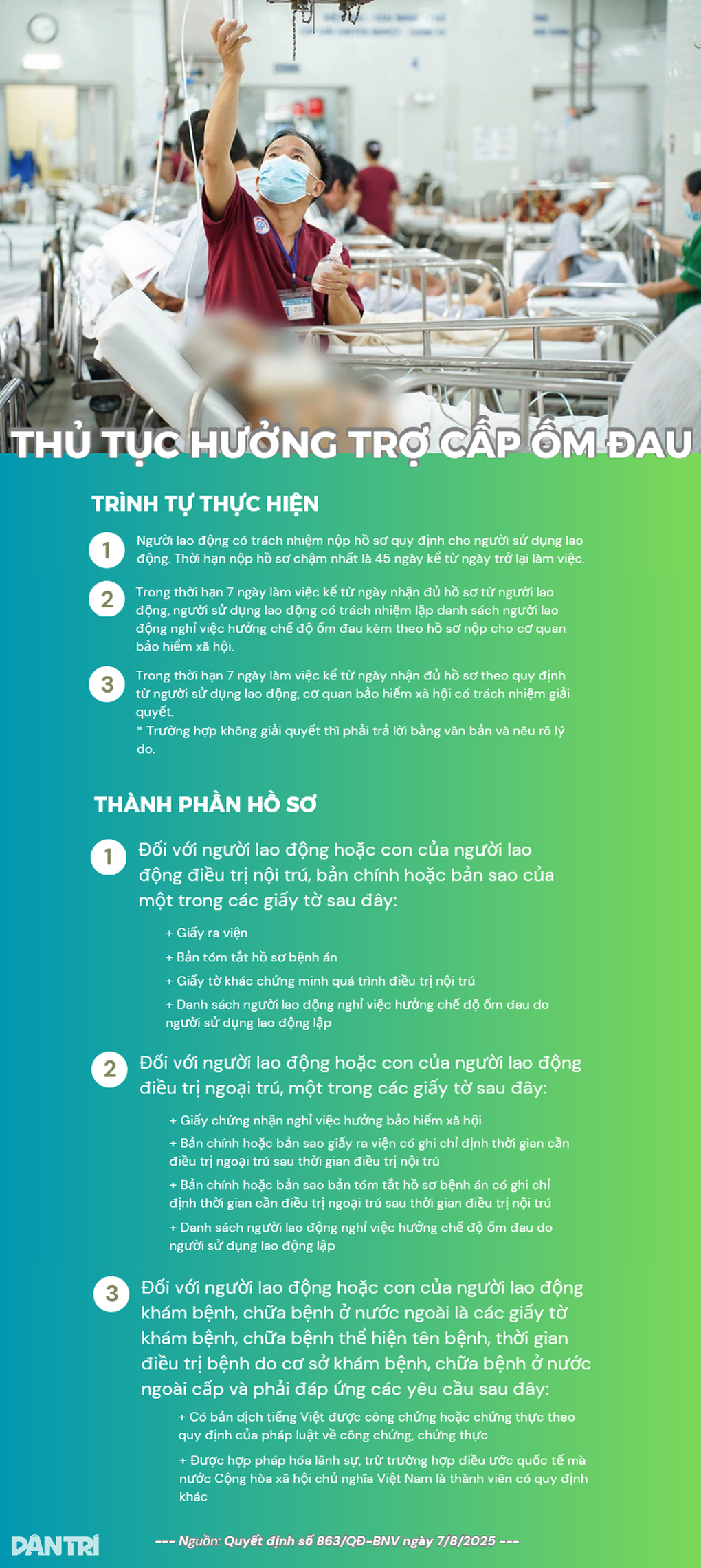 Thủ tục hưởng trợ cấp ốm đau mới nhất năm 2025 - 1