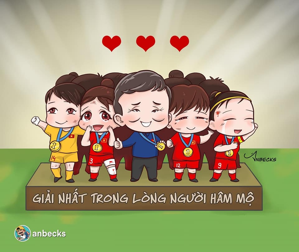 Dù kết quả trong tương lai có ra sao, huấn luyện viên Mai Đức Chung và các cô gái vàng cũng đã giành được chiến thắng trong lòng người hâm mộ (Ảnh: Anbecks). Dù kết quả trong tương lai có ra sao, huấn luyện viên Mai Đức Chung và các cô gái vàng cũng đã giành được chiến thắng trong lòng người hâm mộ (Ảnh: Anbecks).