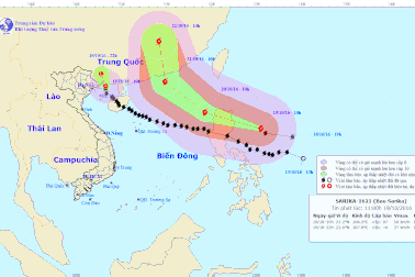 Bão số 7 vào vùng biển Quảng Ninh, suy yếu thành áp thấp nhiệt đới