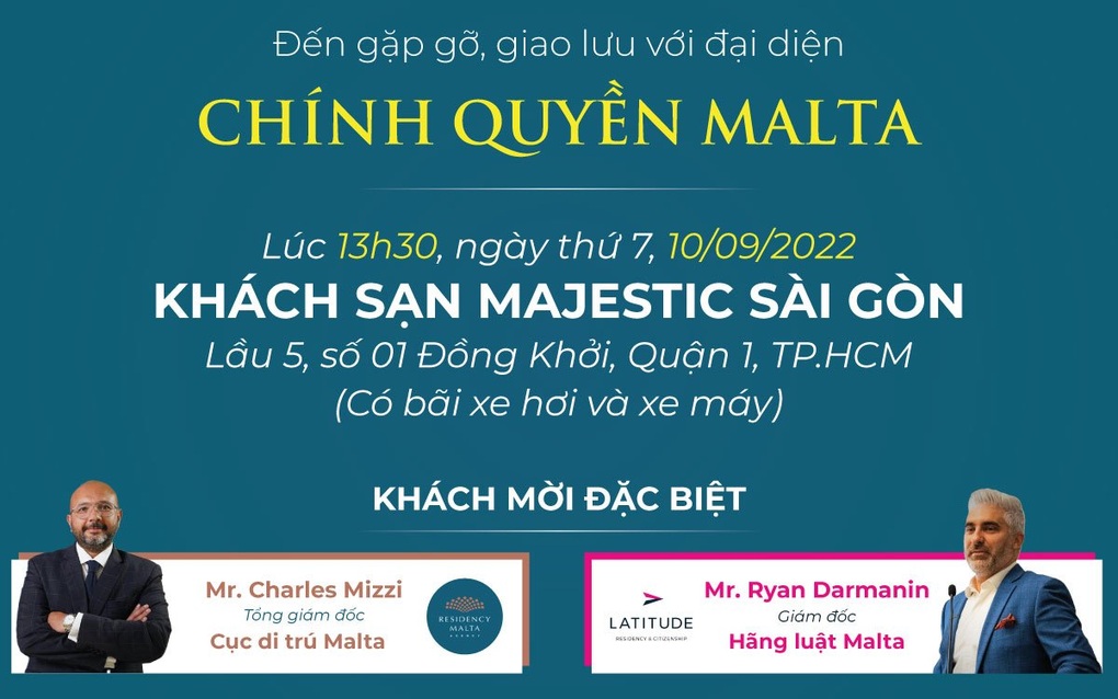 Cơ hội định cư châu Âu khi gặp đại diện Malta - 1