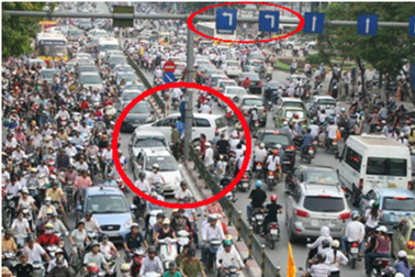Đi thẳng, rẽ phải sẽ giảm ùn tắc giao thông
