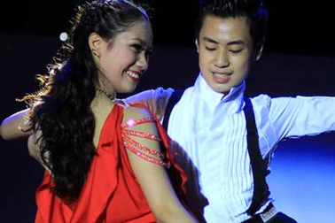 Nhiều nghệ sĩ thi “Khiêu vũ Thể thao thanh thiếu niên thủ đô 2014”