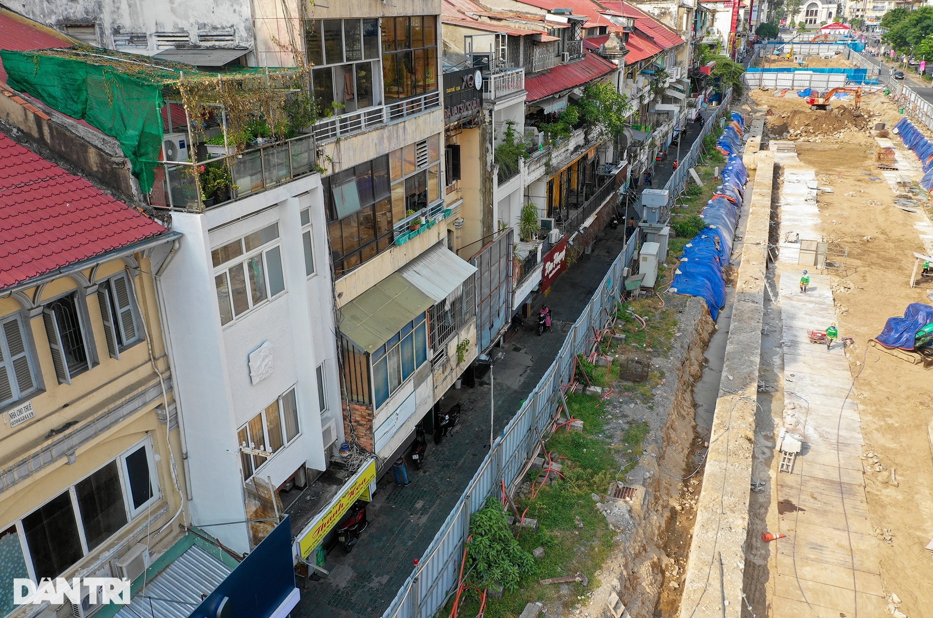 Toàn cảnh công trường Metro số 1 trước khi trả mặt bằng ở trung tâm TPHCM - 5