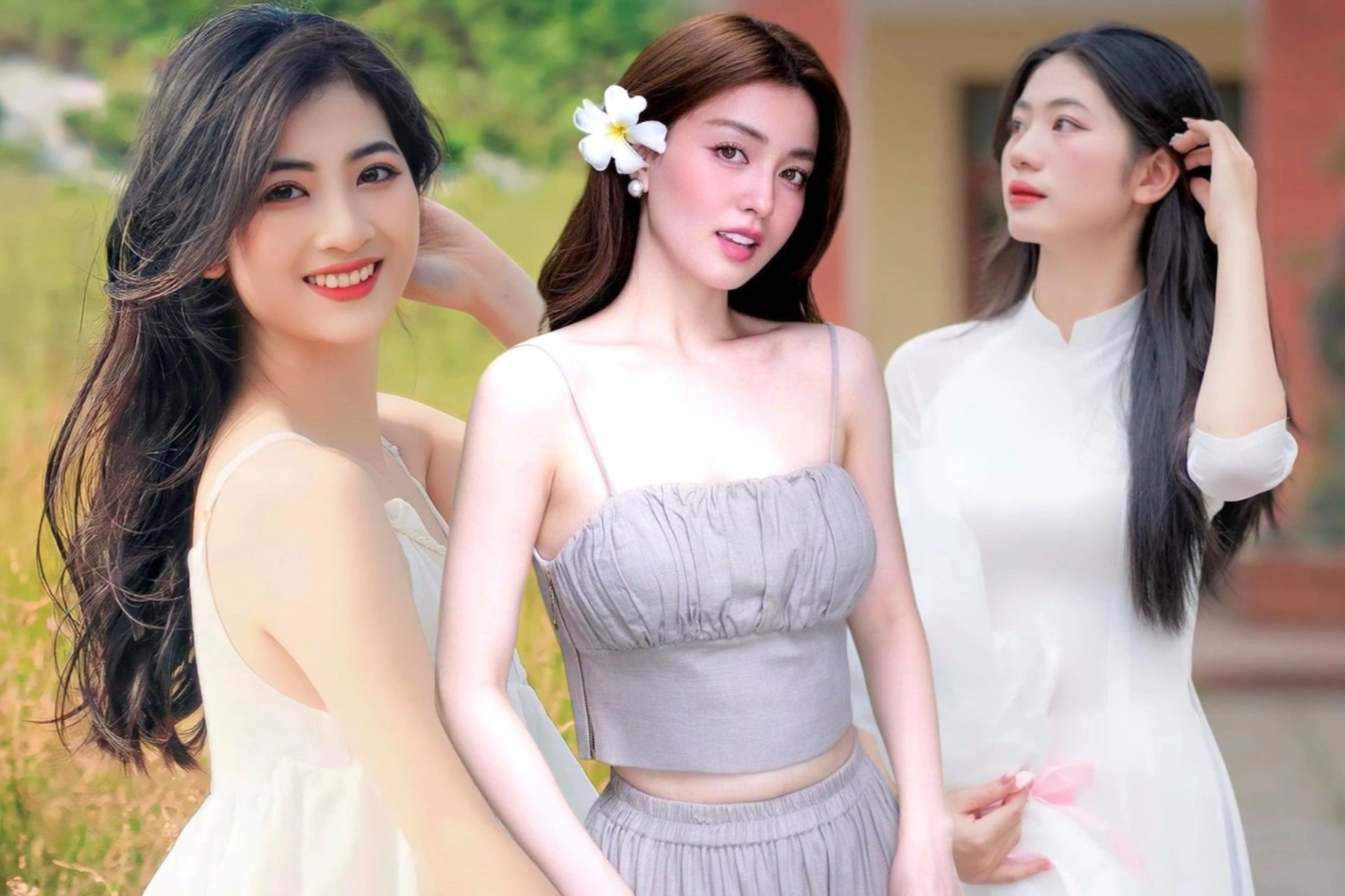 Vẻ đẹp khó rời mắt của 3 hot girl Thái Nguyên nổi tiếng trên mạng