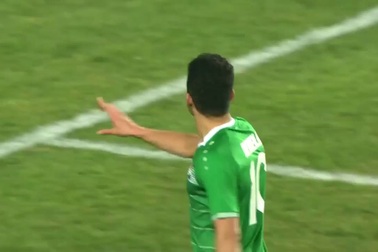 Aymen Hussein nâng tỷ số lên 2-1 cho U23 Iraq trước U23 Việt Nam
