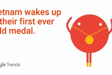 Google làm clip chia vui với tấm HCV Olympic của Hoàng Xuân Vinh