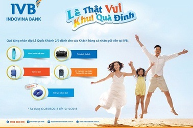 "Lễ thật vui - Khui quà đỉnh" cùng Indovina Bank