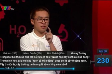 Phần thi Về đích gay cấn của Quang Trường trong cuộc thi Quý 2