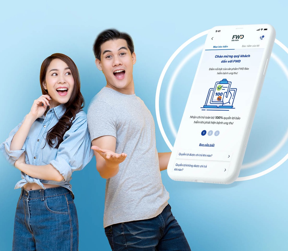 Mua bảo hiểm FWD trên ACB App, nhận ưu đãi hoàn tiền đến 40% - 3 Mua bảo hiểm FWD trên ACB App, nhận ưu đãi hoàn tiền đến 40% - 3