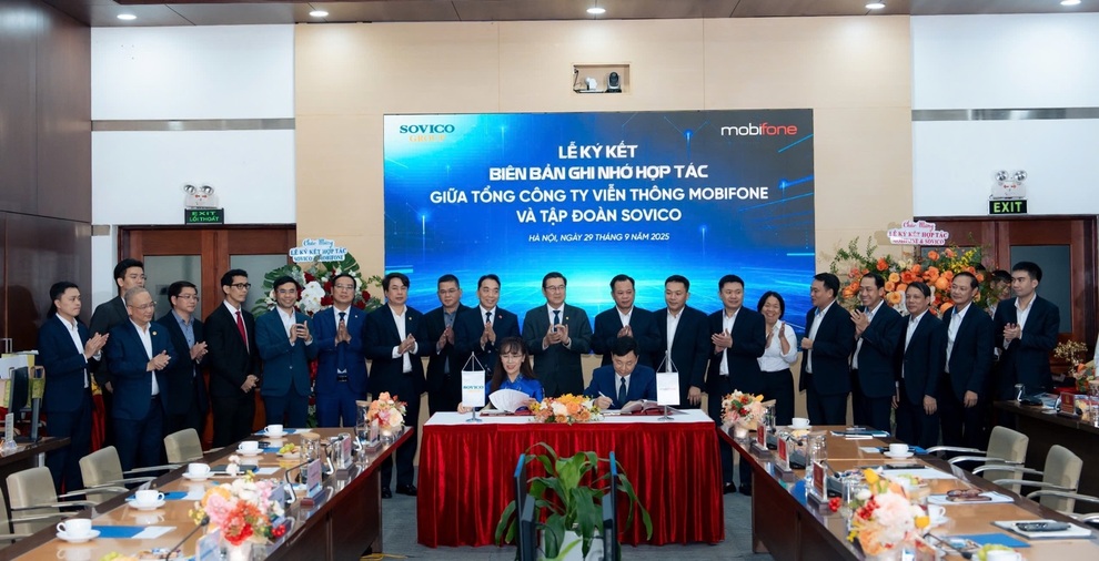 MobiFone និង SOVICO សហការគ្នាបង្កើតប្រព័ន្ធអេកូឡូស៊ីបច្ចេកវិទ្យាពហុប្រើប្រាស់ - ១ MobiFone và SOVICO hợp tác xây dựng hệ sinh thái công nghệ đa tiện ích - 1