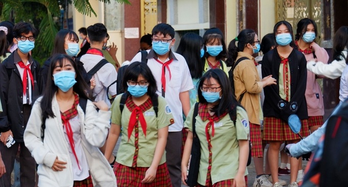 dự kiến vào ngày 11/10, học sinh lớp 1,2,6,9,12 tại 2 trường thuộc xã đảo Thạnh Anh (Cần Giờ) sẽ được học trực tiếp trở lại.