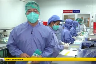 Thái Lan tăng cường sản xuất khẩu trang, nước rửa tay giữa dịch Covid-19