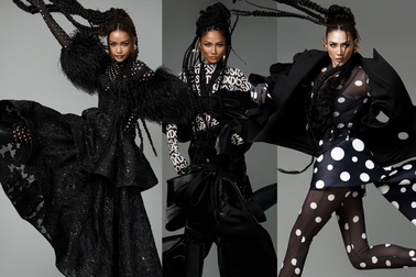 H'Hen Niê, Ngọc Châu tạo dáng "độc lạ" trong trang phục trắng đen