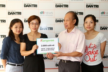 Tập đoàn Kangaroo cùng Dân trí đến với học trò vùng sâu, vùng xa