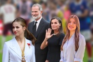 Vua Felipe VI cùng hai công chúa ăn mừng tuyển Tây Ban Nha vào chung kết