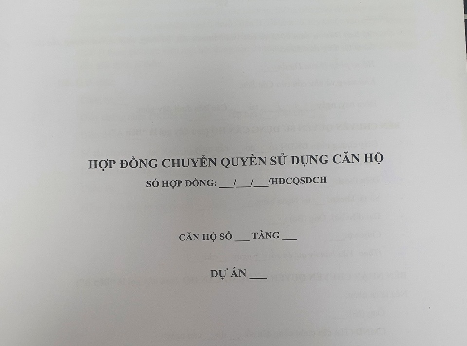 Cảnh báo nguy cơ rủi ro với hợp đồng chuyển quyền sử dụng căn hộ - 3 Cảnh báo nguy cơ rủi ro với hợp đồng chuyển quyền sử dụng căn hộ - 3