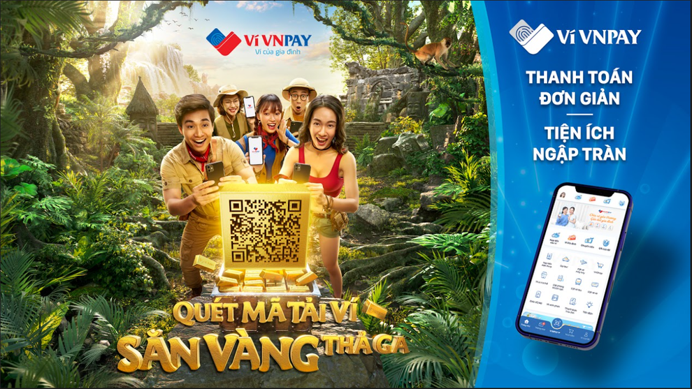 Ví VNPAY chơi lớn: Tặng người dùng cơ hội nhận 5 lượng vàng khi mở ví - 1 Ví VNPAY chơi lớn: Tặng người dùng cơ hội nhận 5 lượng vàng khi mở ví - 1