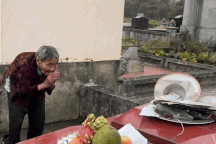 Cụ bà 103 tuổi vượt 300km về quê giỗ mẹ và câu nói đầy xót xa