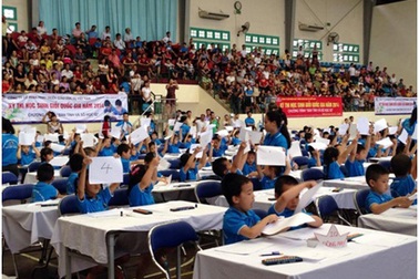 Gần 500 học sinh thi tài giải toán nhanh